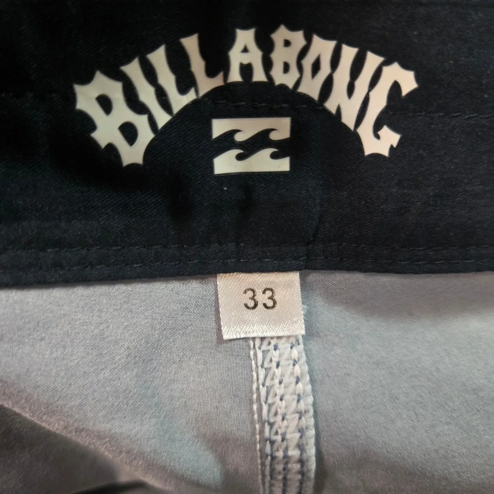 Billabong‎ Arch Pro Board Shorts Mens 33 Gray Recycler Performance Swim Trunks